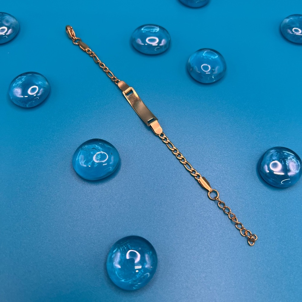 🆕 Baby / Toddler Bracelet 18k Gold Plated Anti Allergy / Tarnish Free /N… - Picture 12 of 14